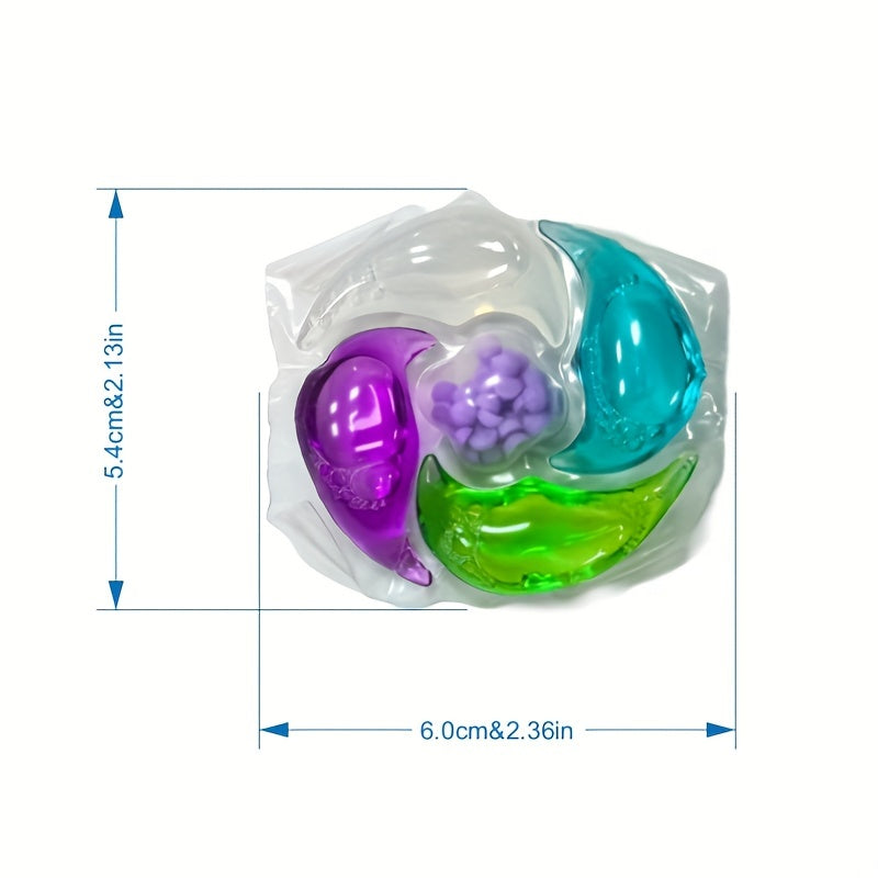 30 Laundry Detergent Pods 5-in-1 Deep Clean Softening Stain Remover