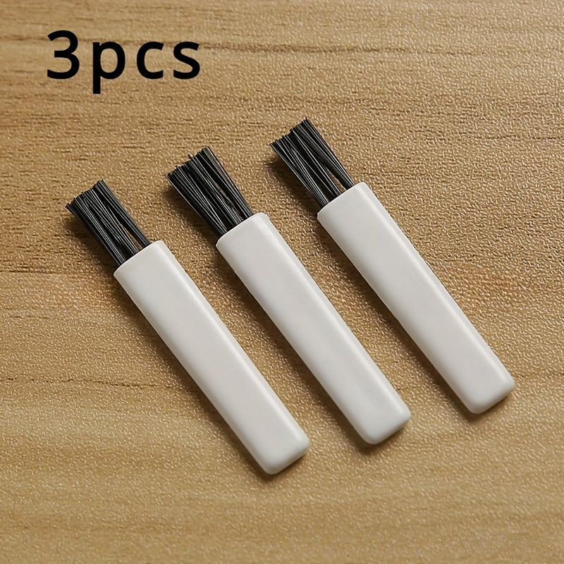 3-Piece Multi-Purpose Cleaning Brush Set for Kitchen, Electronics, and Household