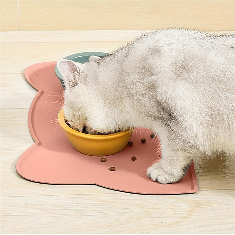 Silicone Pet Feeding Mat for Cats and Dogs Non-Slip Spill-Proof Easy to Clean