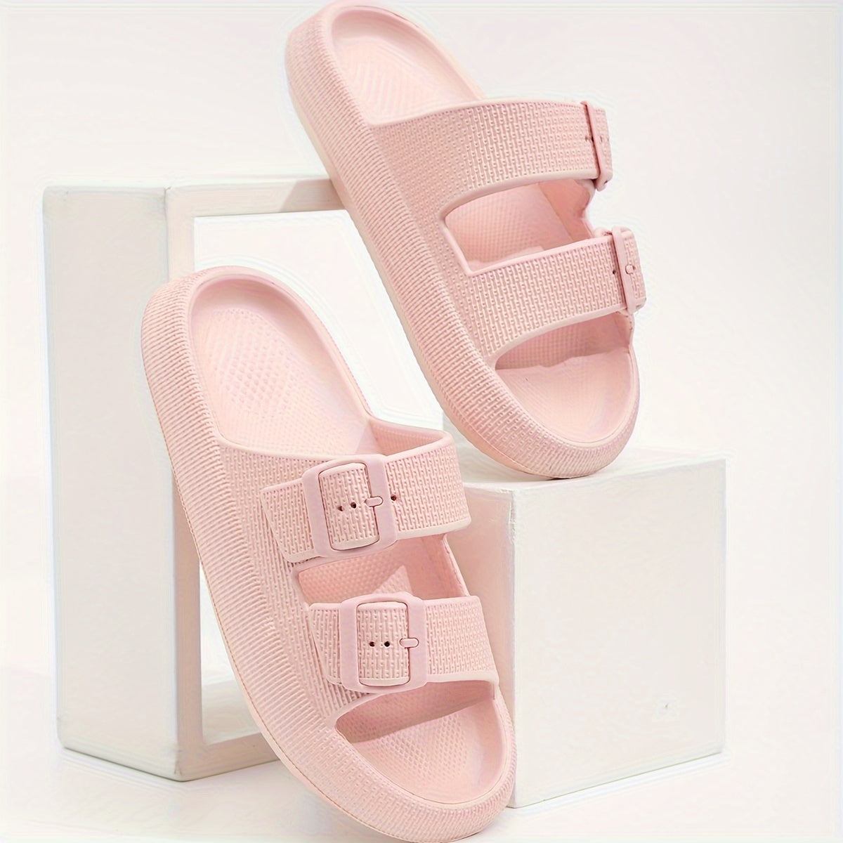 Women's Solid Color Slip-Resistant Quick-Dry Home and Outdoor Slippers