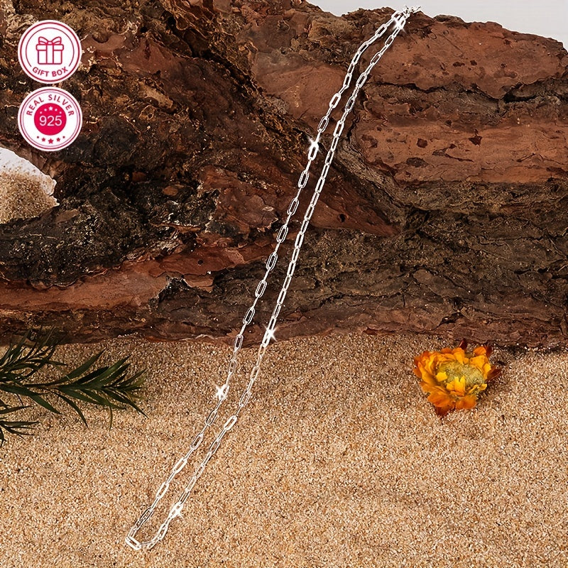 18K oltin qoplangan kumush gippoallergen qog'oz qalam zanjiri, yozgi to'plamlar uchun mukammal. Bitiruv mavsumi uchun hashamatli, minimalistik uslub. Sovg'a qutisida keladi, 3.5g/0.12oz.