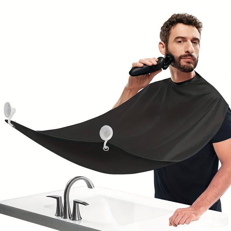 Men Beard Bib Hair Trimmer Shaving Apron Haircut Cape Water-Resistant Cloth Cover