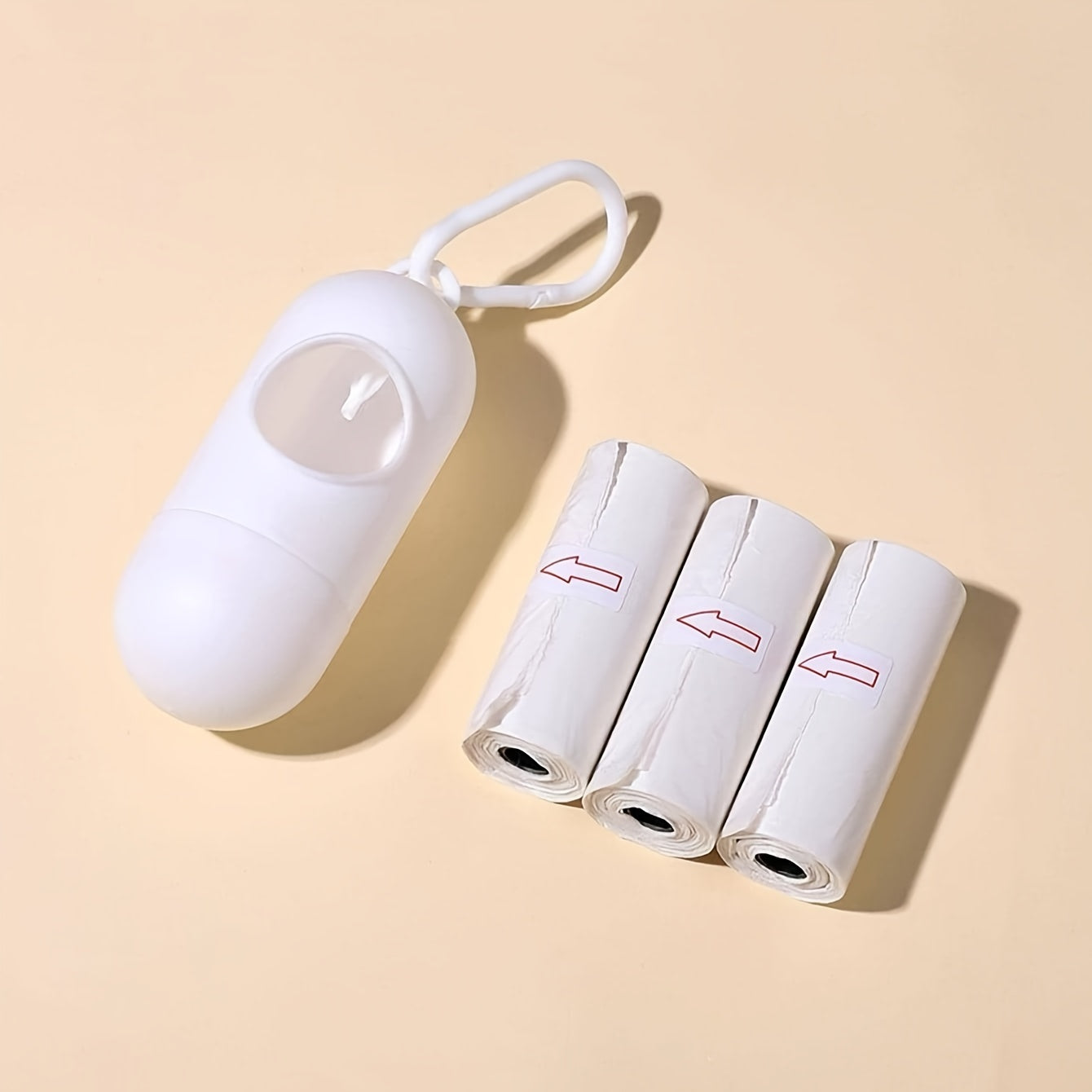 1 ta Portativ Aravachalar Axlat Sumkasi Kapsulasi va 3 ta Axlat Sumkasi to'plami.