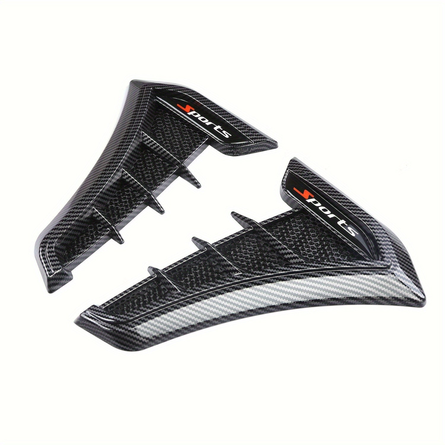 Juego de 2 pegatinas universales para guardabarros de automóviles, adhesivos decorativos para modificación de coches