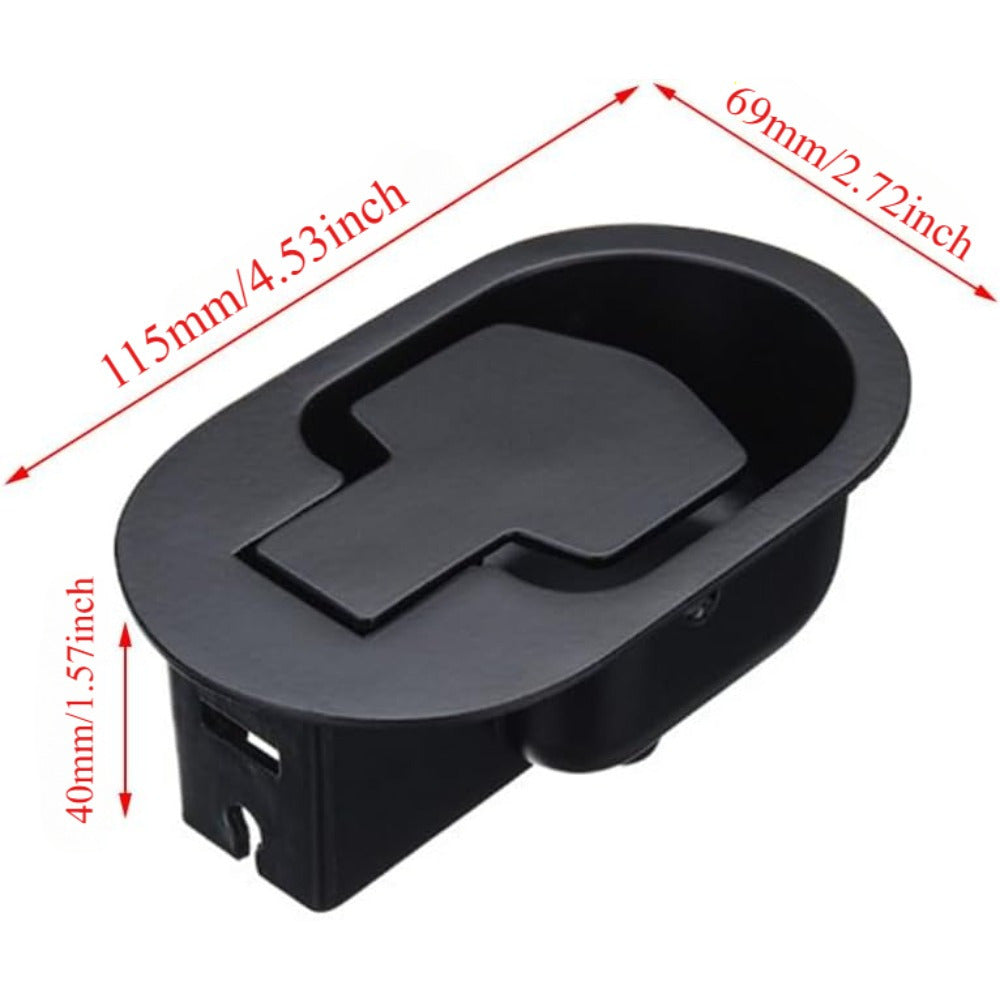 2 ta Universal Recliner Chair Release Handles to'plami - Asosiy brendlar uchun plastik tortish tutqichlari, aksariyat reclinerlarga mos keladi, elektr kerak emas, Rang: Qora