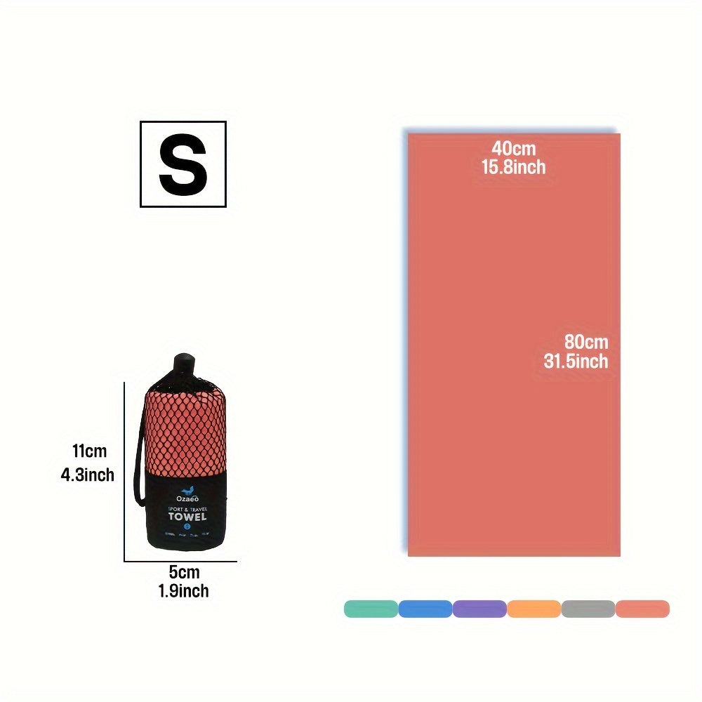 Microfiber Travel Towel Quick Dry Lightweight Sports Beach Hiking Yoga Golf Pickleball