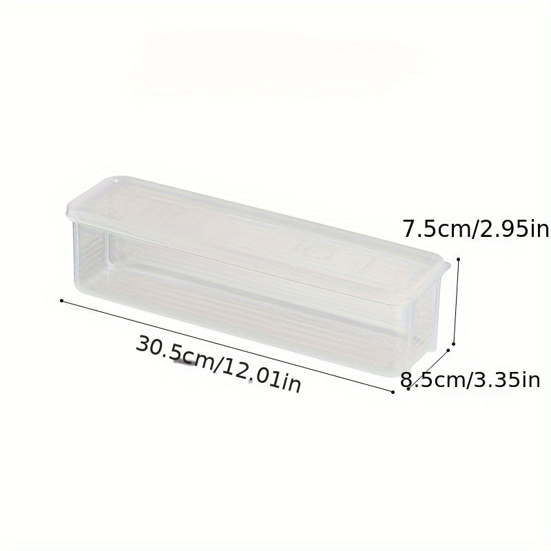 Rustik plastik makaron saqlash qutisi bilan oshxonangizni tartibga soling. Ushbu ko'p maqsadli qopqoq bilan idish, shuningdek, makaron idishi, don saqlash muzlatgich tashkilotchisi yoki uy oziq-ovqat saqlash tokchasi sifatida ham ishlatilishi mumkin.