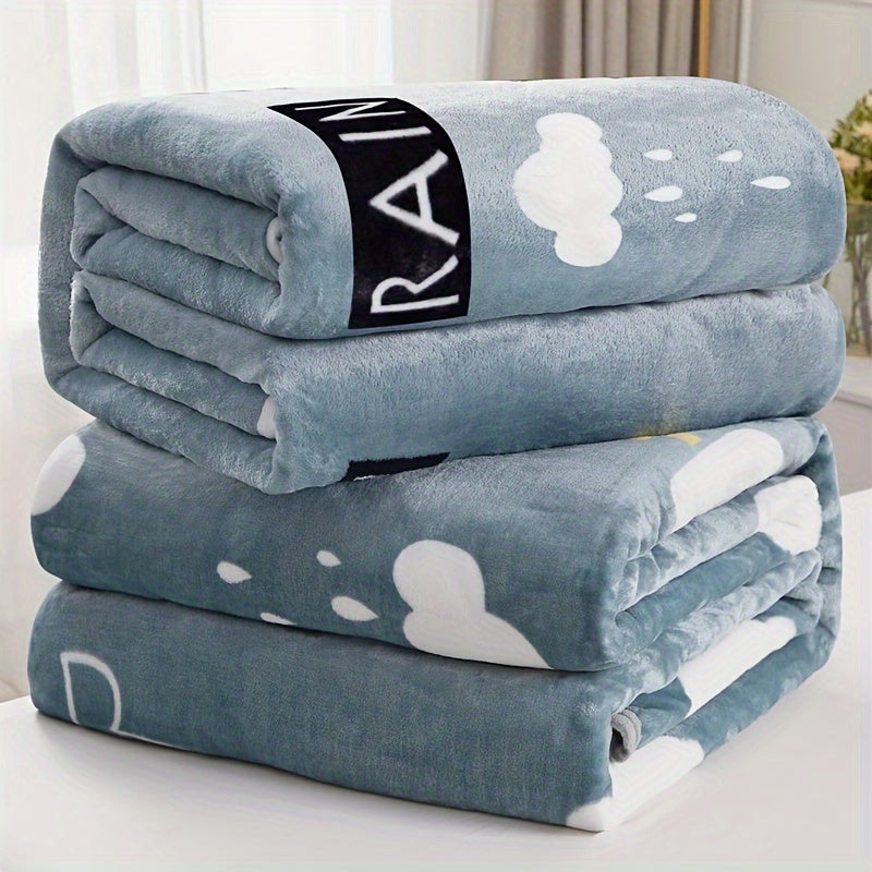 Coral Fleece Throw Blanket Double-Sided Thick Warm Couch Bed Sofa Travel