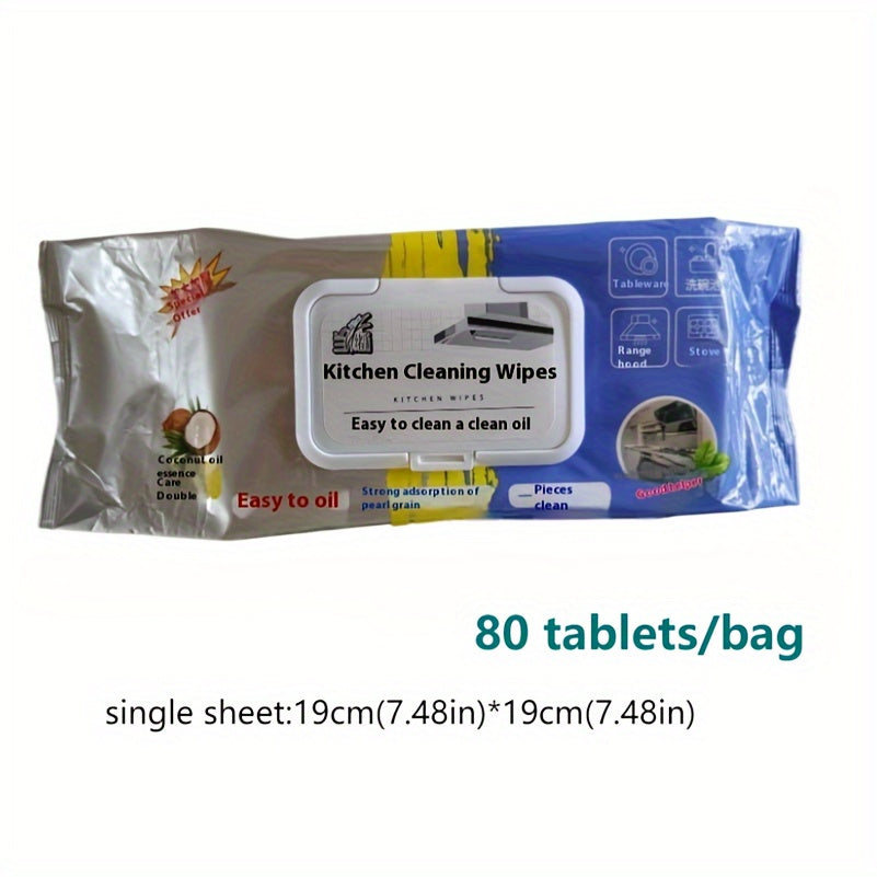 Uyda foydalanish uchun nam tozalovchi matolar: Qo'llarga yumshoq, yog'li dog'larga qarshi kuchli. Uyda oshxona tozalash uchun zarur.