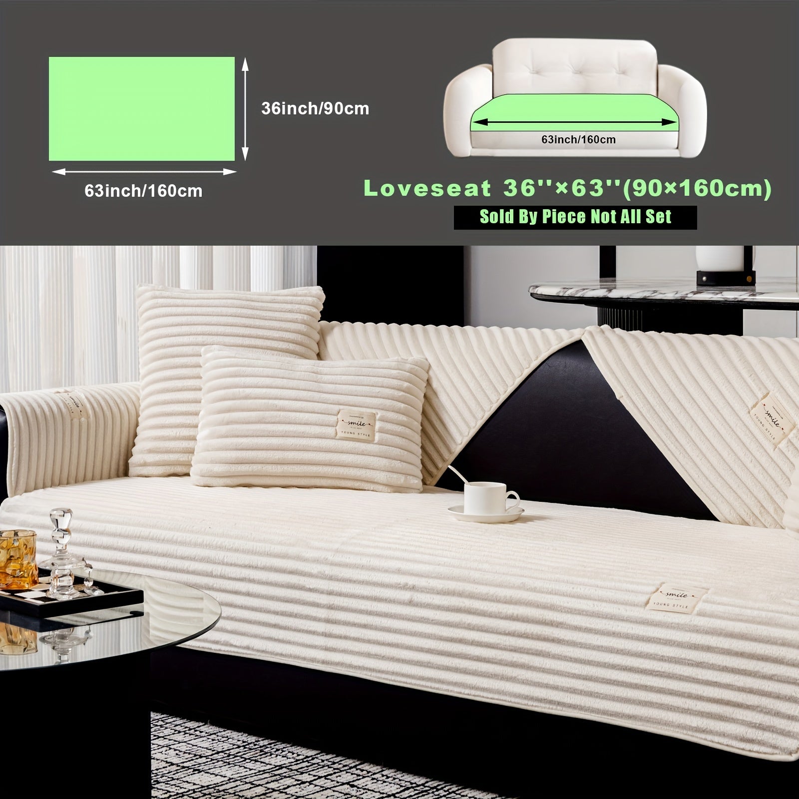 Плюшевый чехол на диван из бархата, противоскользящий, для домашних животных, моющийся в машине, современный стиль, все размеры