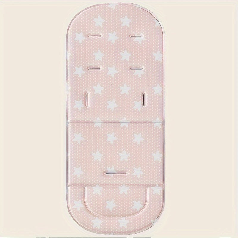 Pink Seat Cushion for Strollers Comfortable Outdoor Relaxation