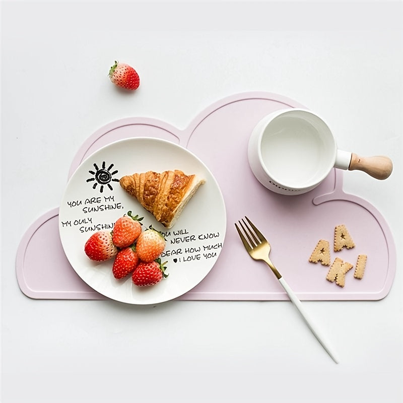 Kids Silicone Table Mats Non-Slip Reusable Food Mats for Children and Toddlers