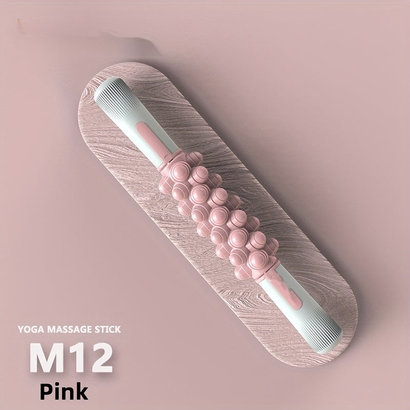 Butun tanaga, fibromiyalji terapiyasiga, yoga dam olishiga va turli tanalar uchun o'z-o'zini massaj qilishga mo'ljallangan elektrsiz mushak massaj tayoqchasi.