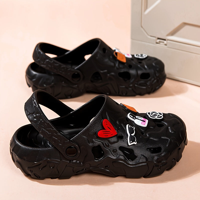 Women's Soft Breathable EVA Clogs Black Non-Slip Indoor Outdoor Shoes