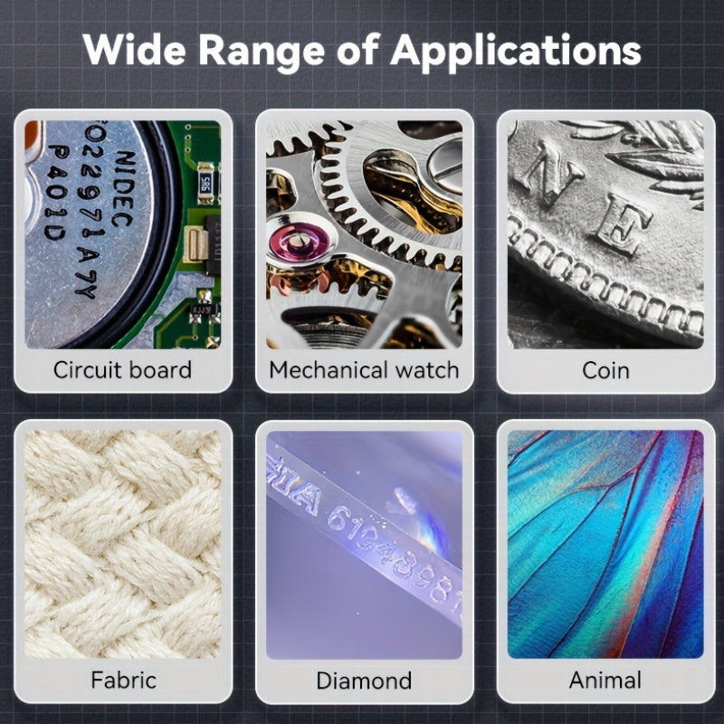 Handheld Digital Microscope 500X Magnification for Maintenance Welding Scientific Testing