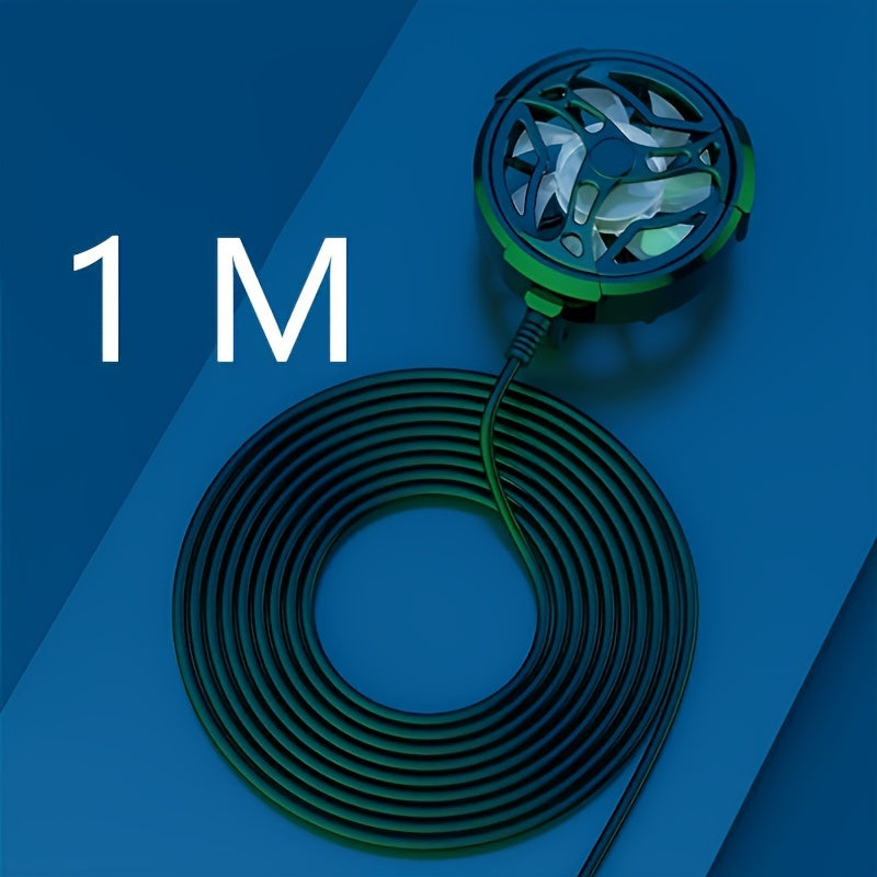 Portable Cell Phone Cooler with Built-In Cooling Fan for Gaming Heat Dissipation