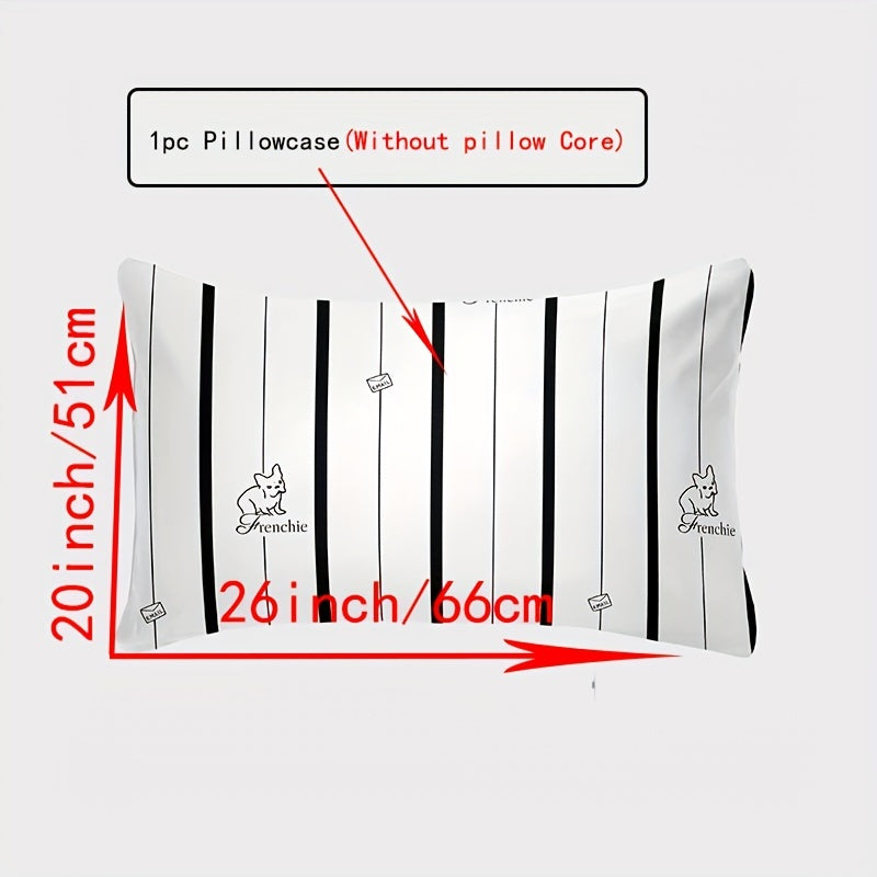 Funda de almohada de algodón con patrones de flores y cuadros, transpirable 144TC