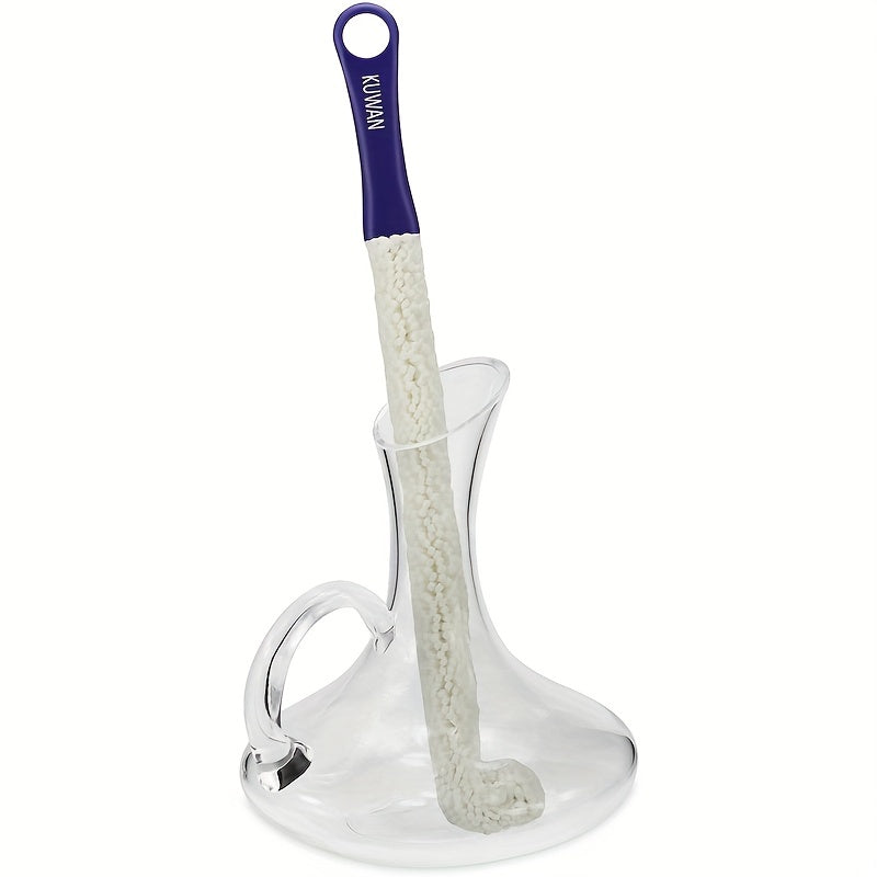 Bendable Wine Decanter Brush for Red Wine Cups High Foot Cup Cleaner