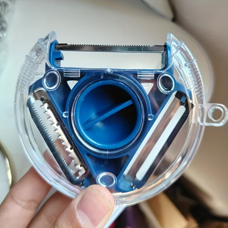 Three-in-One Kitchen Peeler Set with Grater and Chopper