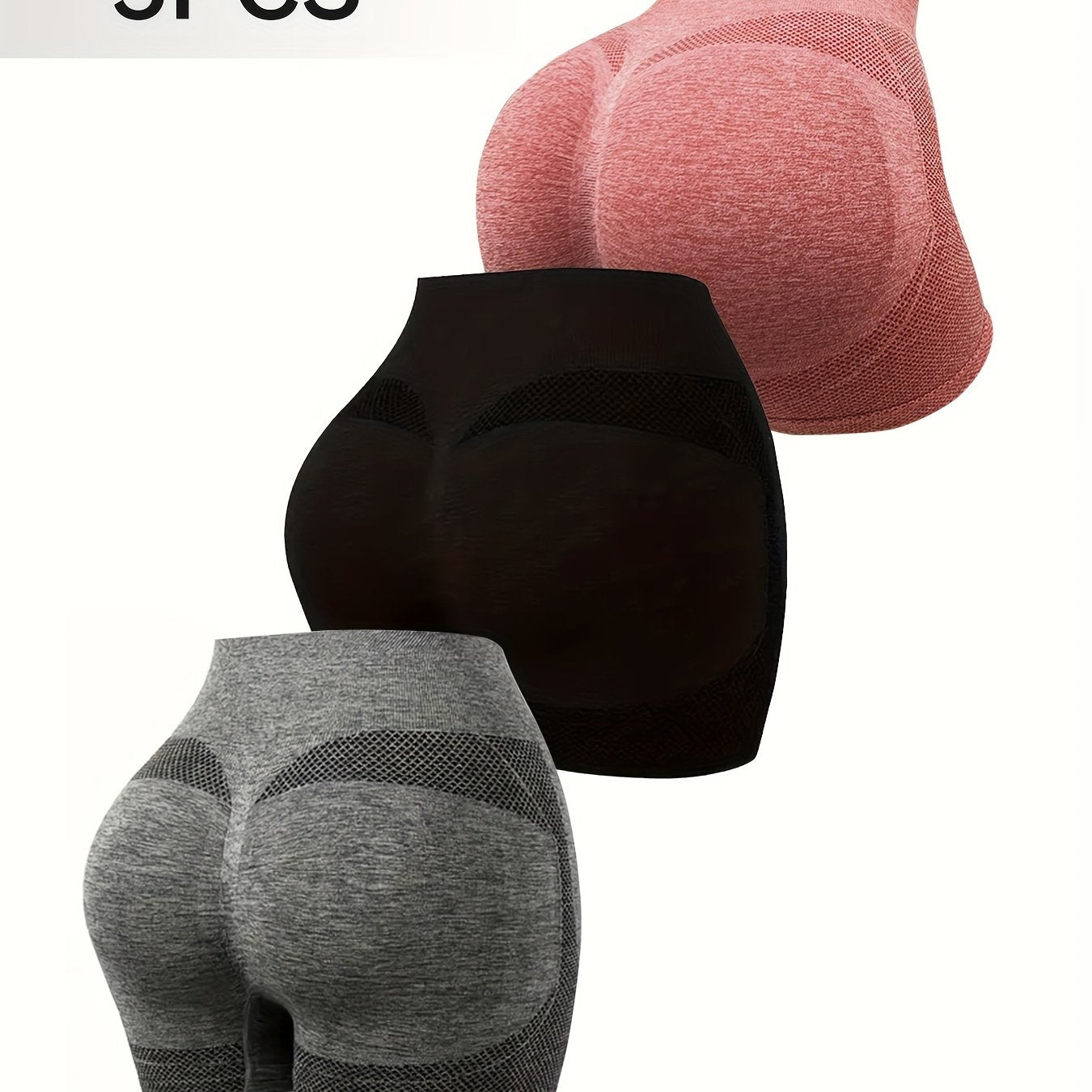 Women's High-Waisted Compression Leggings Set for Sports Fitness with Side Stripe and High Support