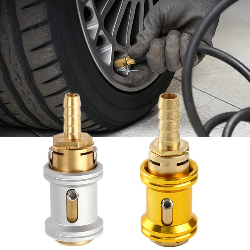Universal Aluminum Alloy Tire Valve Clip Pump Nozzle Air Inflator Adapter