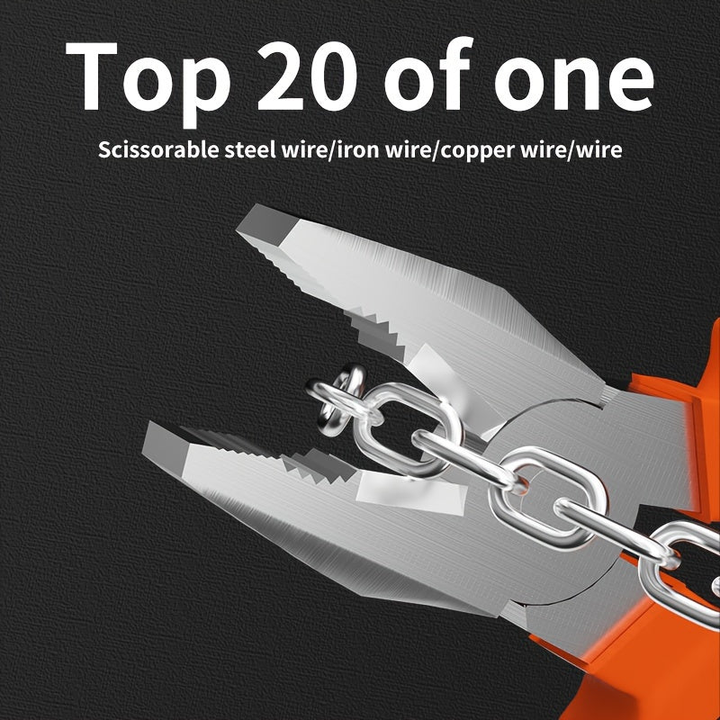 Elektrchilar, sim kesuvchilar uchun universal diagonal qisqichlar to'plami, bardoshli po'lat