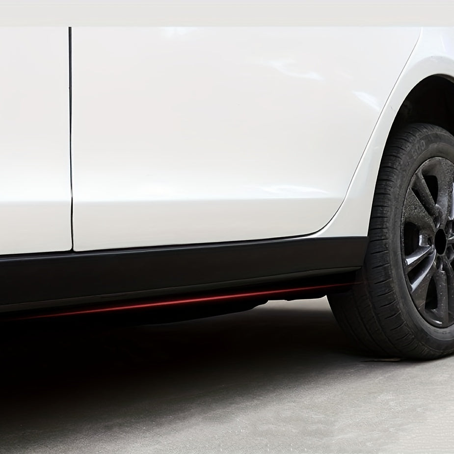 Universal Rubber Anti-Scratch Side Skirt Edge Guards for Car Bumper Protection