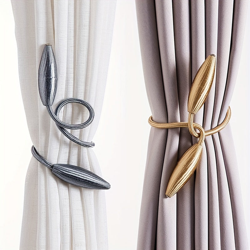 Durable Alloy Curtain Tiebacks with Easy Installation for Stylish Home Decor