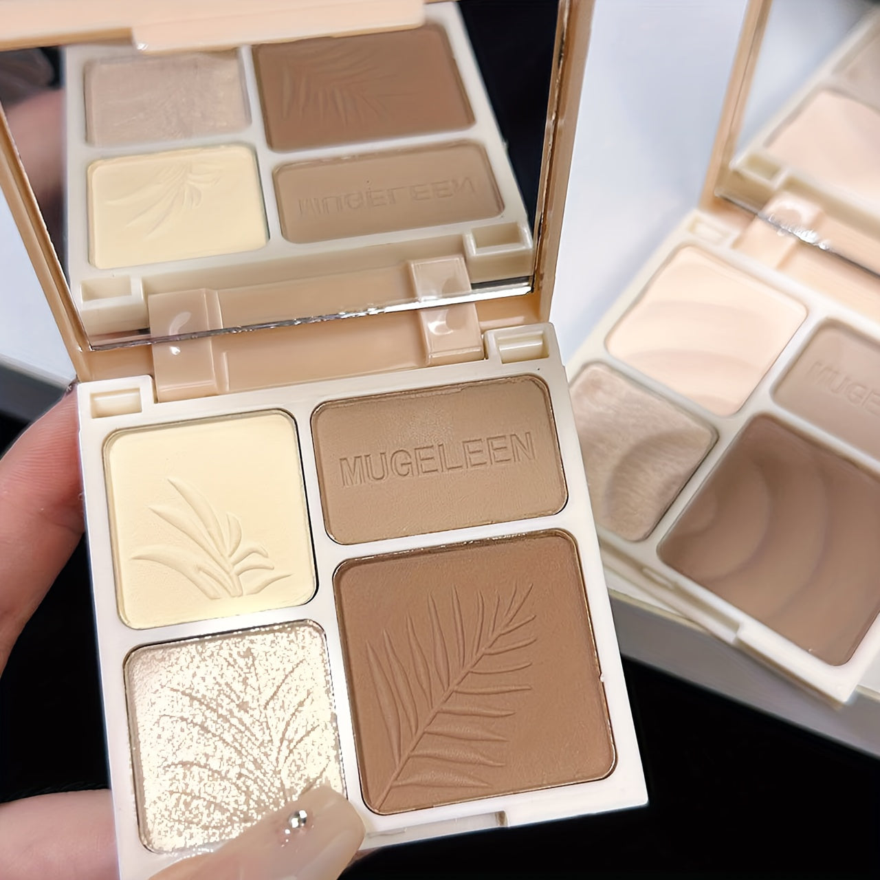 Женская палетка контуринга и хайлайтера с матовым финишем, водостойкая пудра