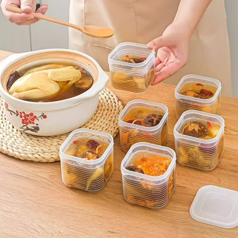 7pcs Food Storage Containers with Lids - Leakproof, Stackable, Freezer Safe