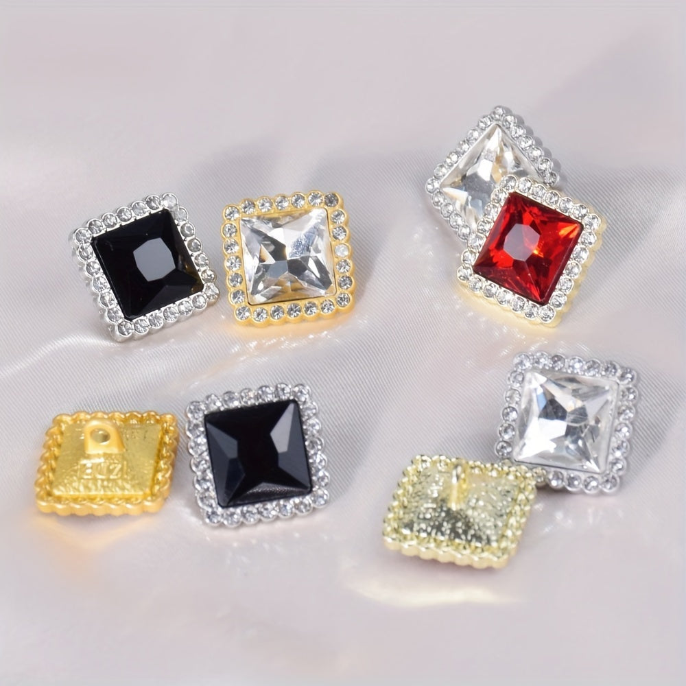 Oltin tokchalar uchun oltmishlik 18mm oltin tokchalar uchun DIY qoʻl sanʼati bezaklari uchun taqlid toshlar