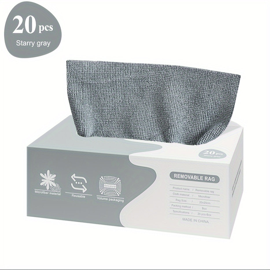 Oil-Free Non-Shedding Kitchen Dishcloth with Pull-Out Disposable Lazy Cloth
