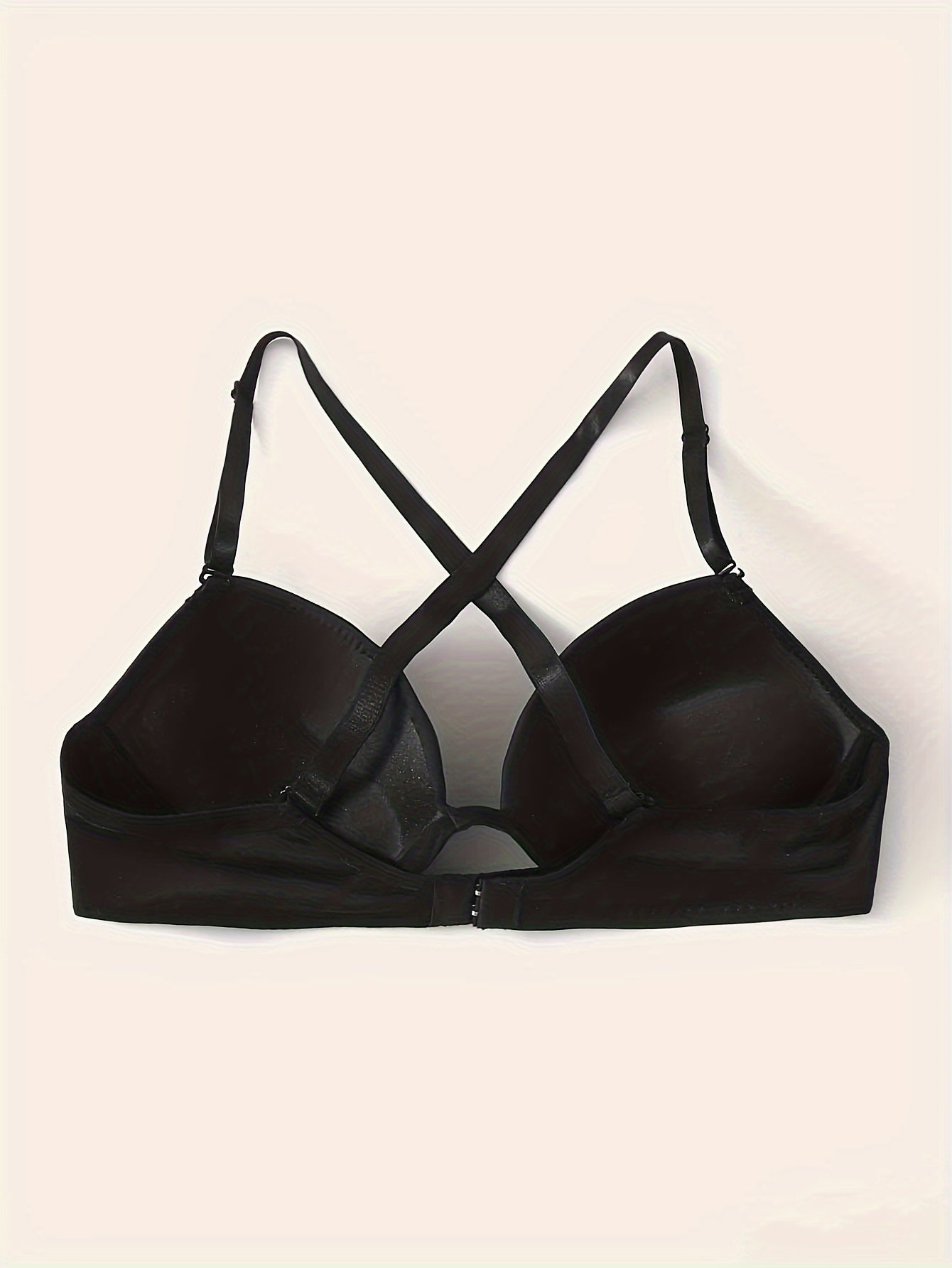 Women's Push-Up Lingerie Set with Underwire Bra and High-Waist Panties Nylon Blend Black White Red