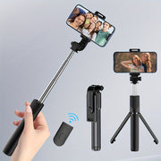 Selfie Stick Tripod with Wireless Remote and 360-Degree Rotation for Smartphones
