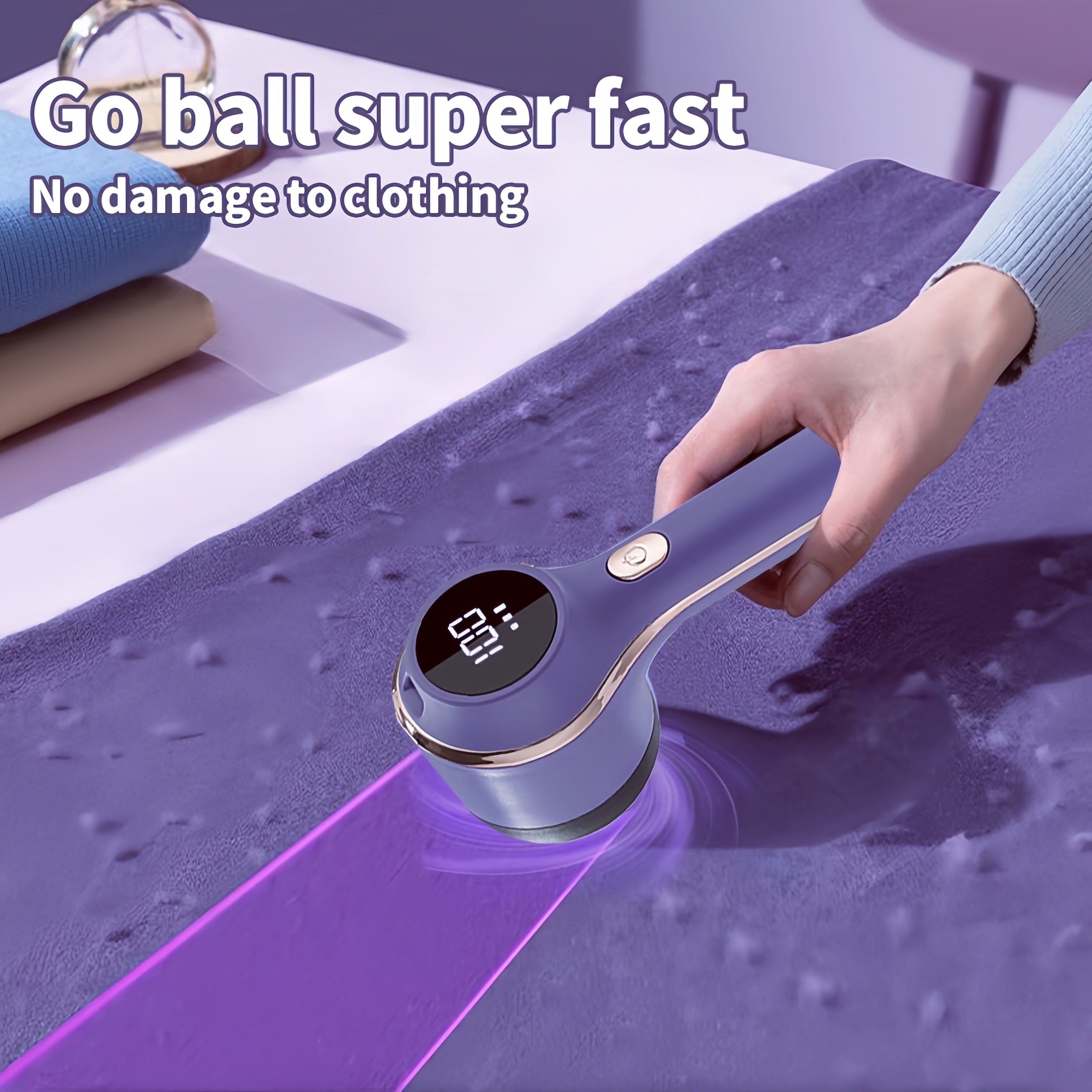 Портативный тканевый удалитель волос, перезаряжаемый через USB, удалитель катышков и ворса для шерстяной одежды