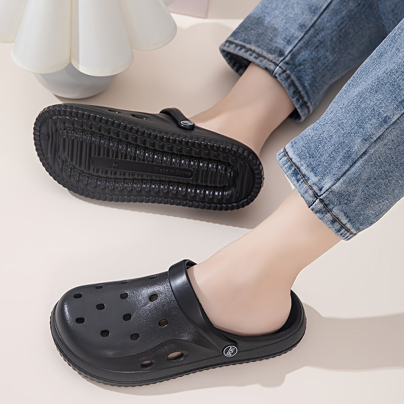 Women's EVA Clogs Slip-On Sandals Breathable Non-Slip Flat Heel