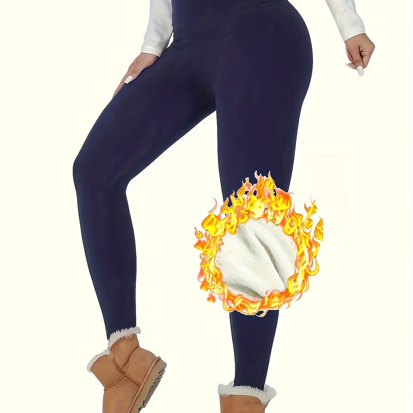 Women's High Waist Fitness Leggings Breathable Quick-Drying Anti-Pilling Elastic Knit Jegging