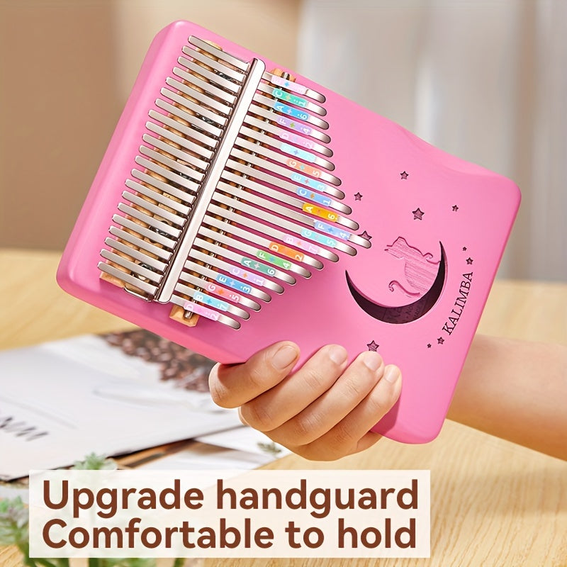 21-Tone Thumb Piano Kalimba for Beginners Girls Mixed Color Musical Instrument Gift