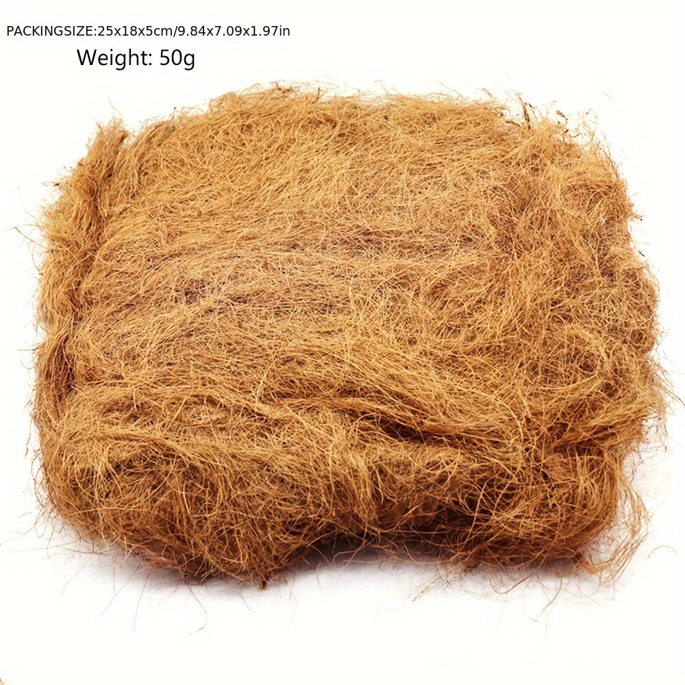 50g Coco Coir Coconut Husk Fiber for Orchids Crafts Pet Bedding Soil Mulch