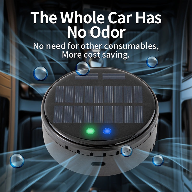 Car Air Purifier USB Portable Odor Eliminator Dust Remover Quiet Freshening