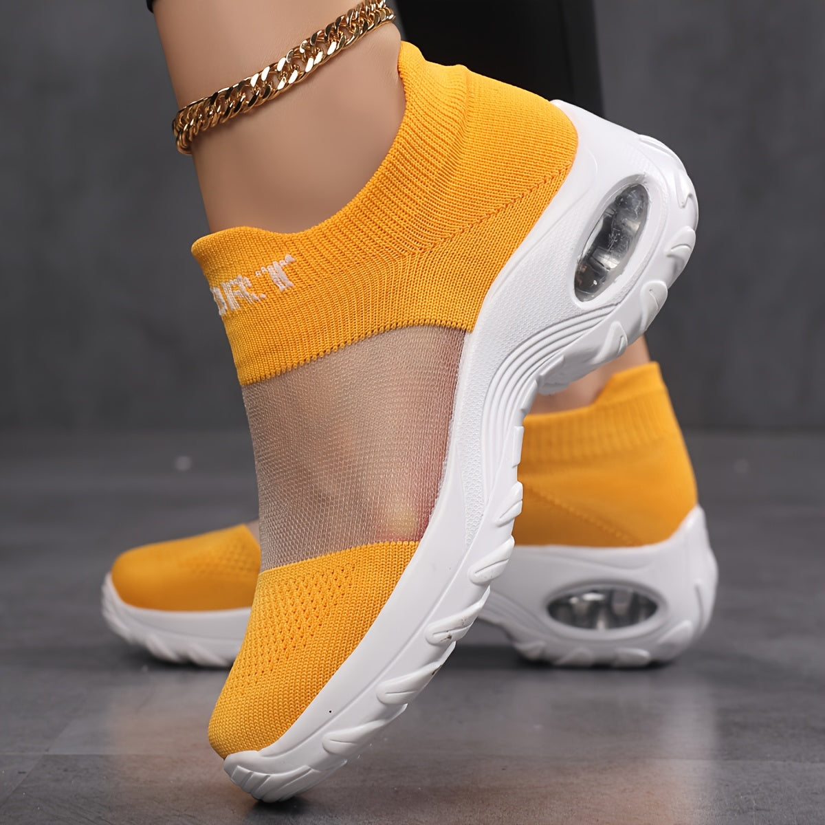 Women’s Slip-On Sneakers White Casual Comfortable Flat Shoes EU 35-42