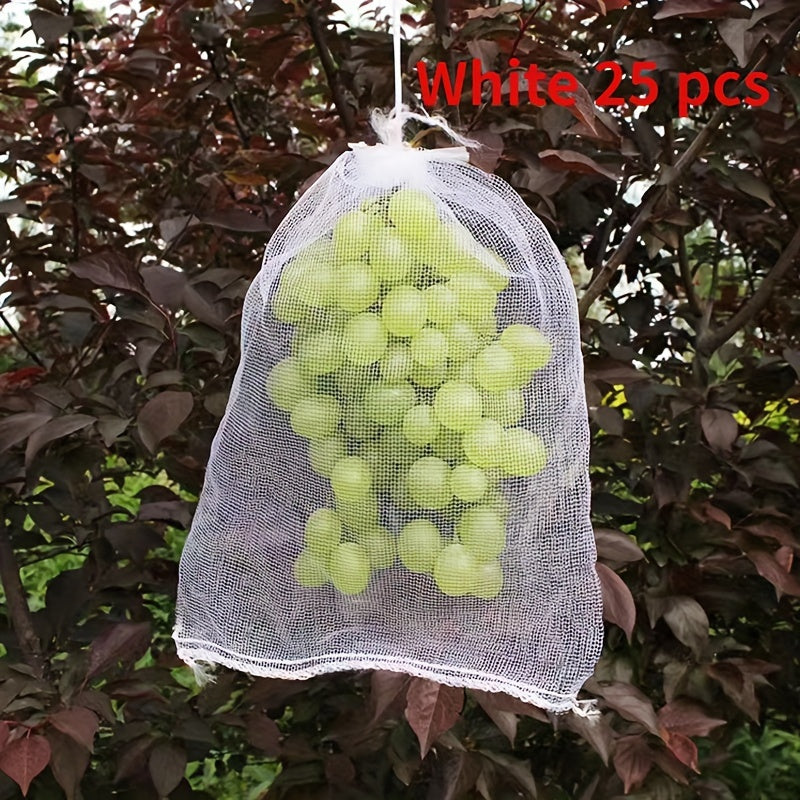 25 шт. садовых мешков для выращивания фруктов, сетчатых мешков для защиты растений от вредителей