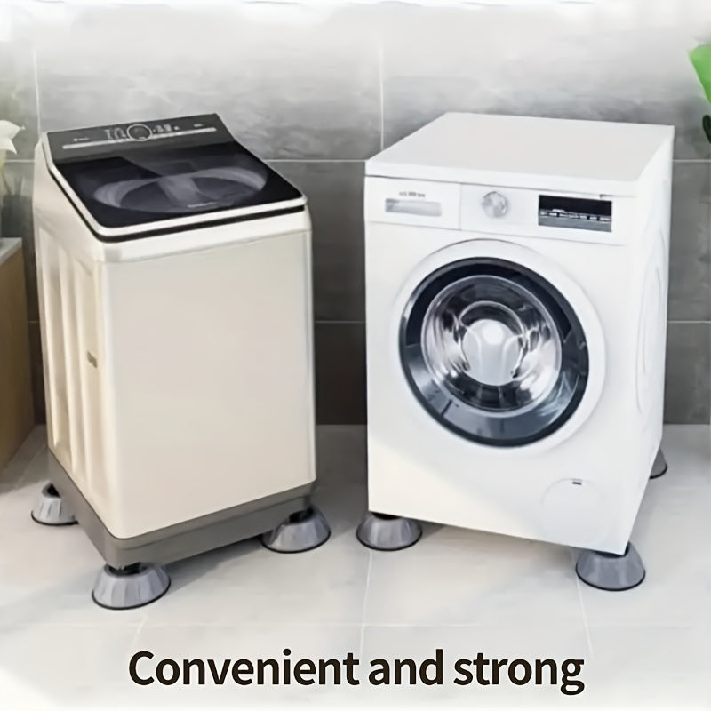 Shovqinni kamaytirish uchun 4 ta anti-vibratsiya yuvish mashinasi oyoqlari uchun rezina padlar to'plami