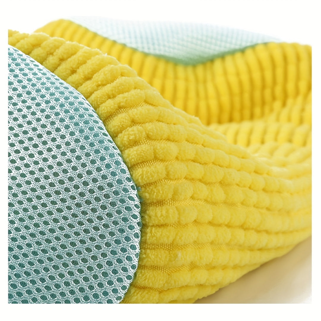 Durable Reusable Shoe Wash Bag Fits All Shoes 360° Cleaning Portable Travel Laundry Yellow Grey