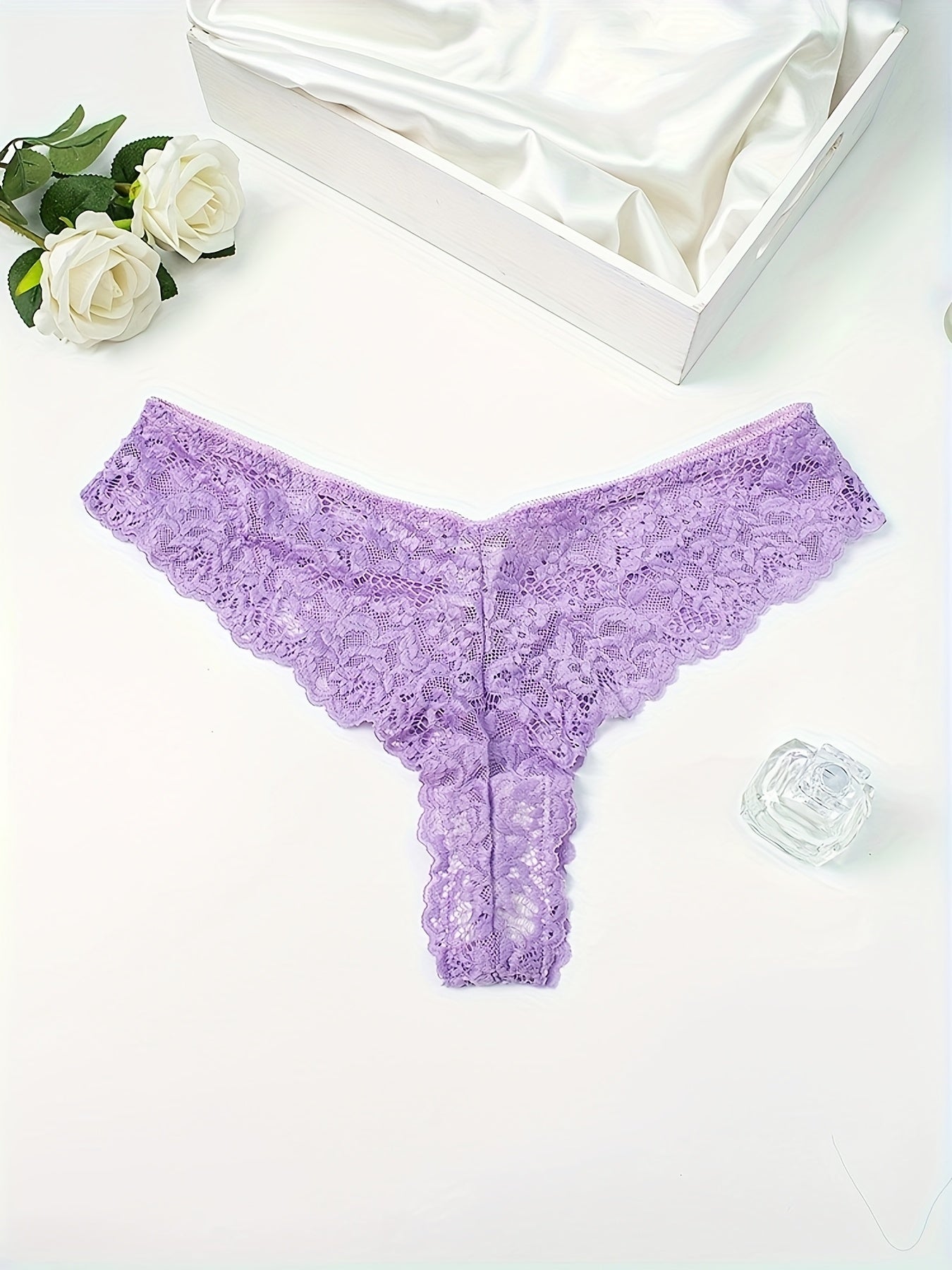 Ayollar katta o'lchamli tikanli pijama to'plami, bog'li floral noaniq bo'yinli suspender kiyim, 2 dona
