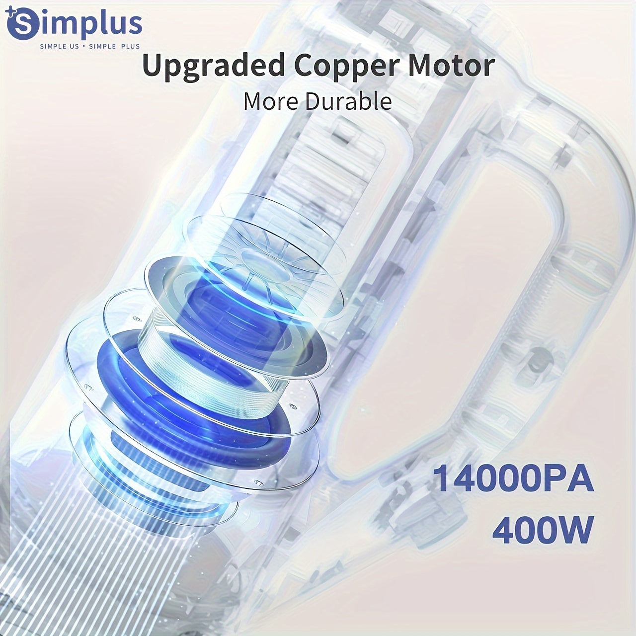 Corded Vacuum Cleaner with 9 Accessories 14KPa Suction 400W 82dB Noise 4m Cord