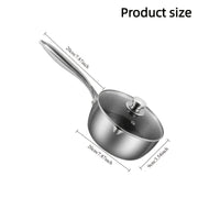 Olla de acero inoxidable con recubrimiento antiadherente de panal para sopa y guiso