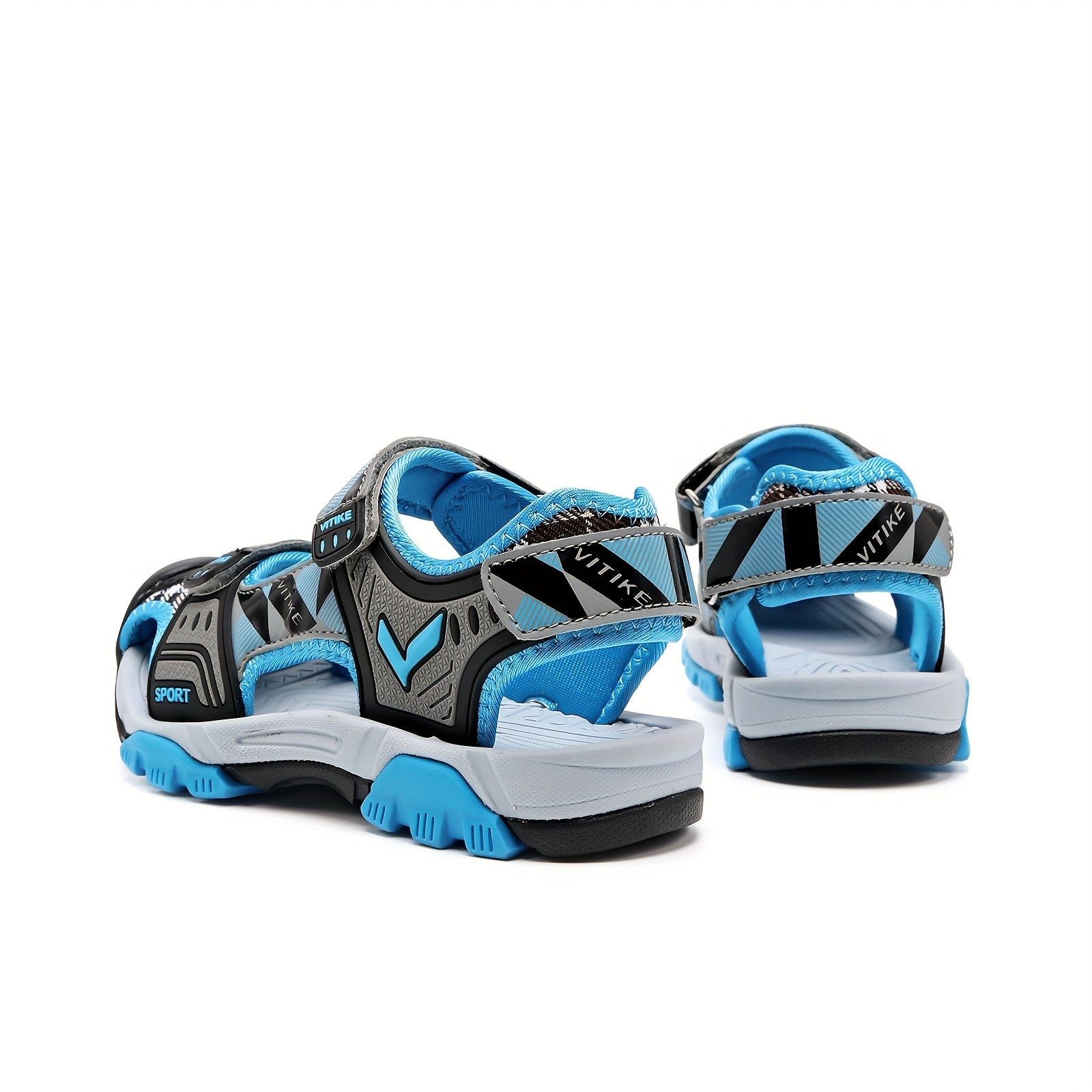 Детские дышащие сандалии для мальчиков и девочек, нескользящие, прочные, летние повседневные активные туфли