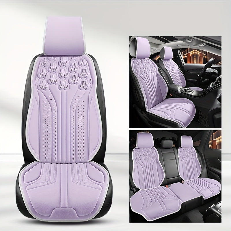 Universal to'rt fasli uchun sedanga mo'ljallangan o'rindiq qopqog'i to'plami, nafas oladigan, sirpanishga qarshi