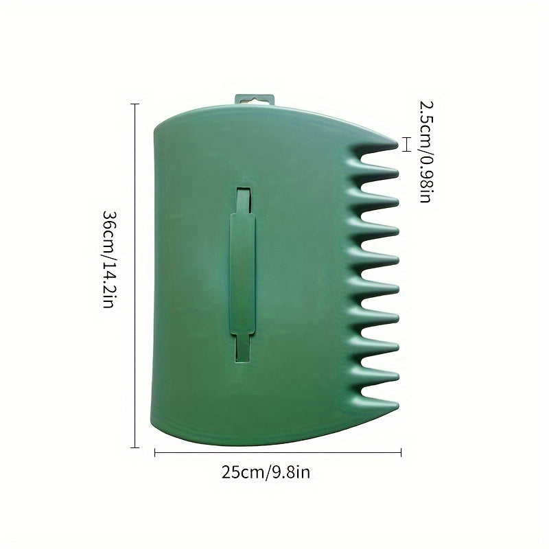 Large Plastic Leaf Scoops Set for Yard Cleanup Garden Rakes Debris Collection